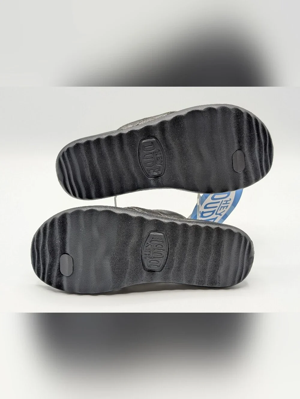 Hey Dude Girl Sandals Little Kids 13 Flip Flops Black Shimmer Christi Flip